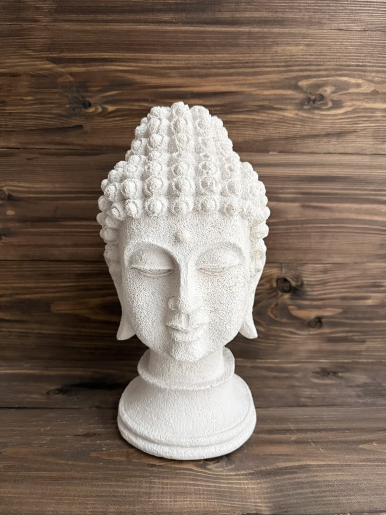 Ham Polyester Buda Başı Figürü