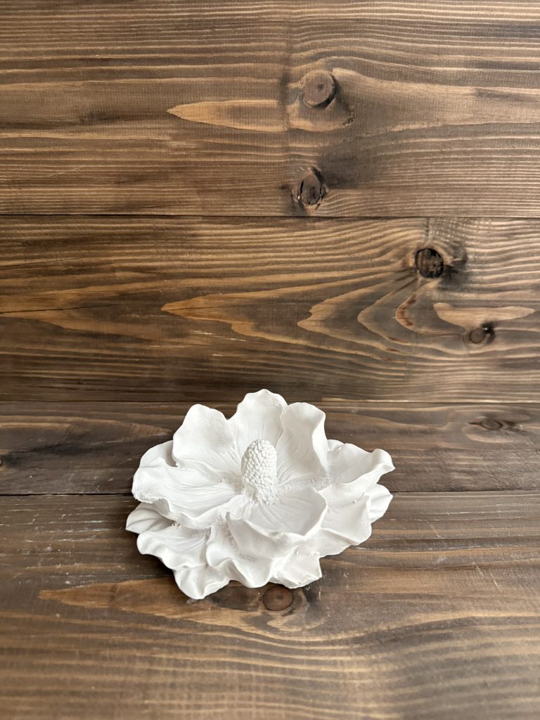 Ham Polyester Lotus Çiçek Obje Küçük