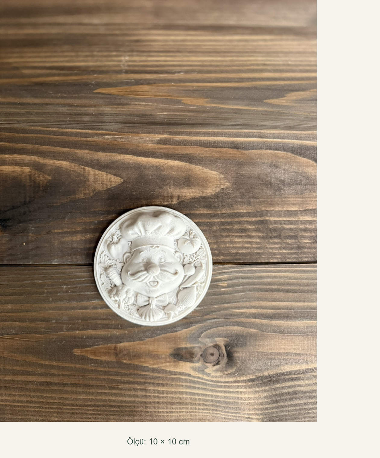Ham Polyester Aşçı Kavanoz Kapağı – 10 × 10 cm