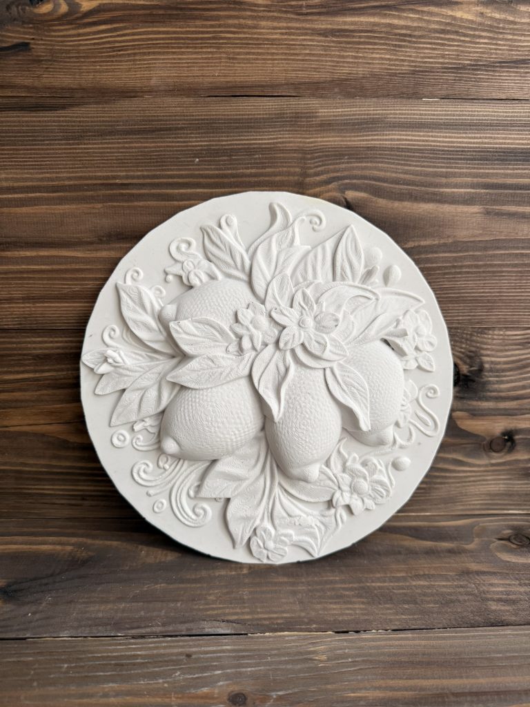 Ham Polyester Limon Çiçeği Pano