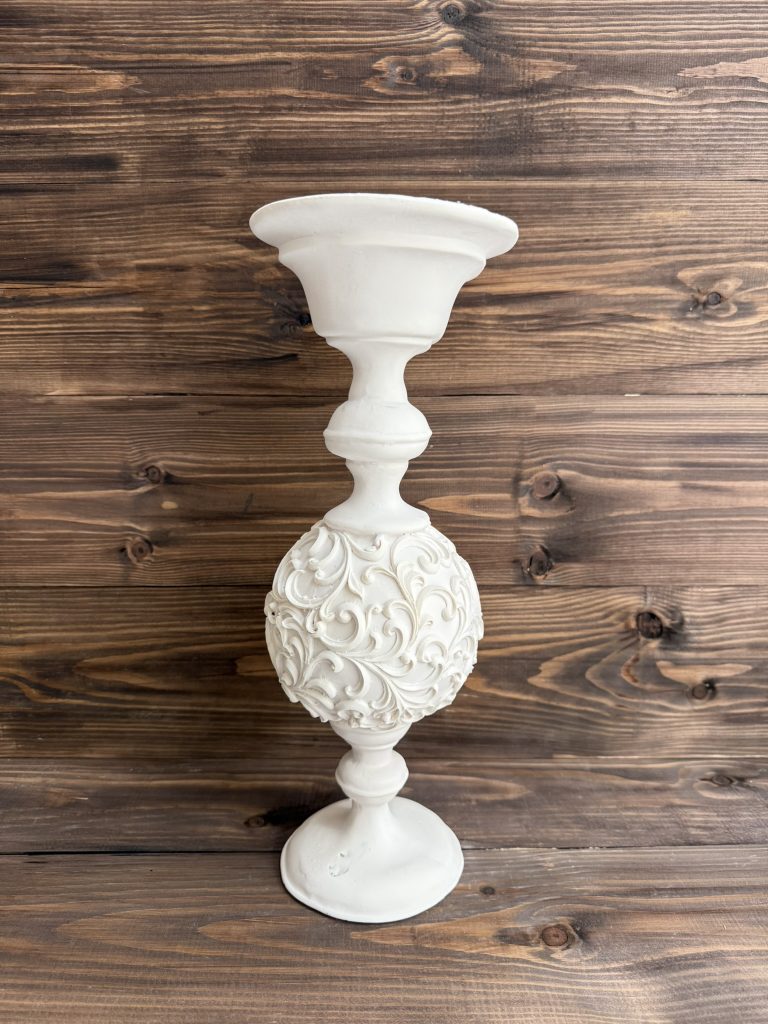 Ham Polyester Orb Dekoratif Şamdan 1