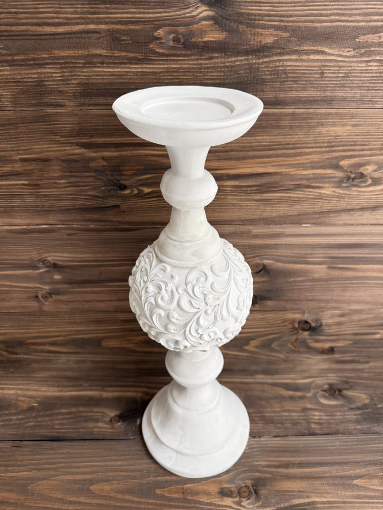 Ham Polyester Orb Dekoratif Şamdan 2