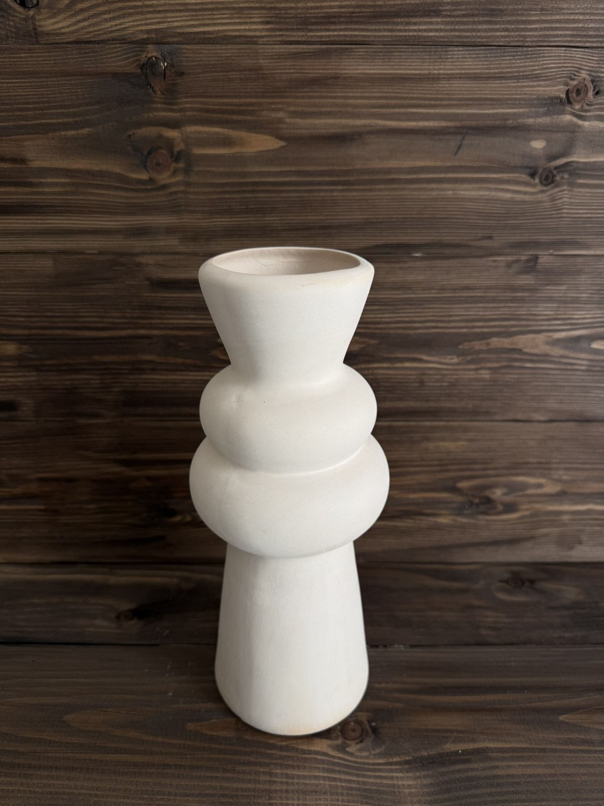 Ham Seramik Sculpt Form Vazo - görünüm 3