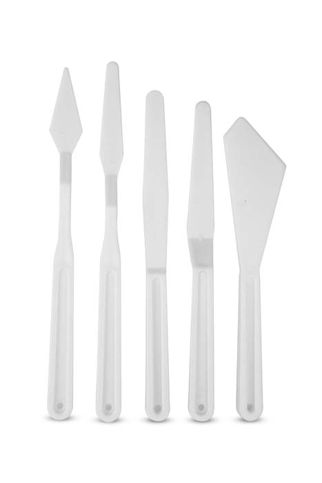 Rich Plastik Spatula Set Beyaz