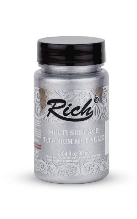 Rich Multi Titanium Metalik 90 ml Gümüş
