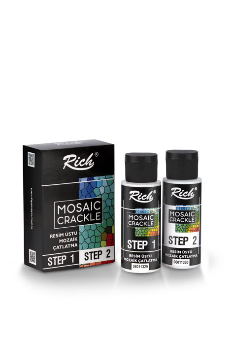 Rich Mozaik Çatlatma Step 1-Step 2