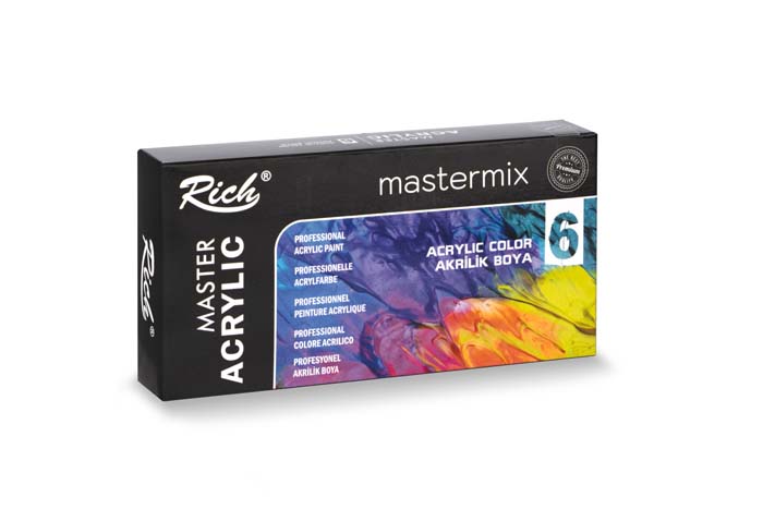 Rich Mastermix Akrilik 60 ml 6'lı Set