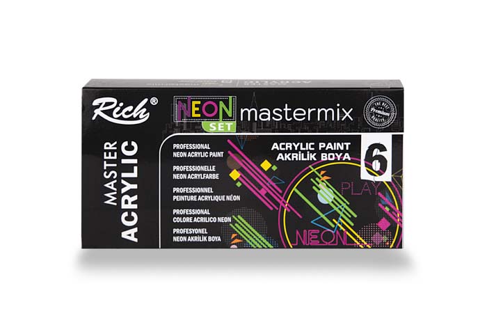Rich Mastermix Neon 60 ml 6'lı Set