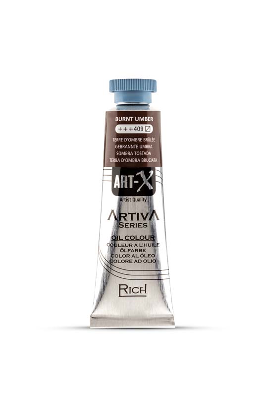 Rich Art-X Artiva Serisi Yağlı Boya 409 Burnt Umber 37 ml